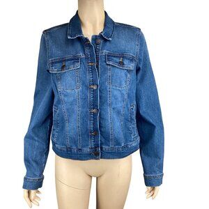 Social‎ Standard By Sanctuary Denim Jacket Size Small Stretch Jean